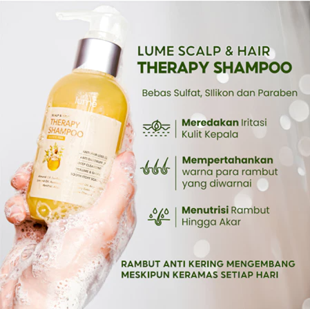 Inti Pesona Lestari Lume Scalp & Hair Therapy Shampoo