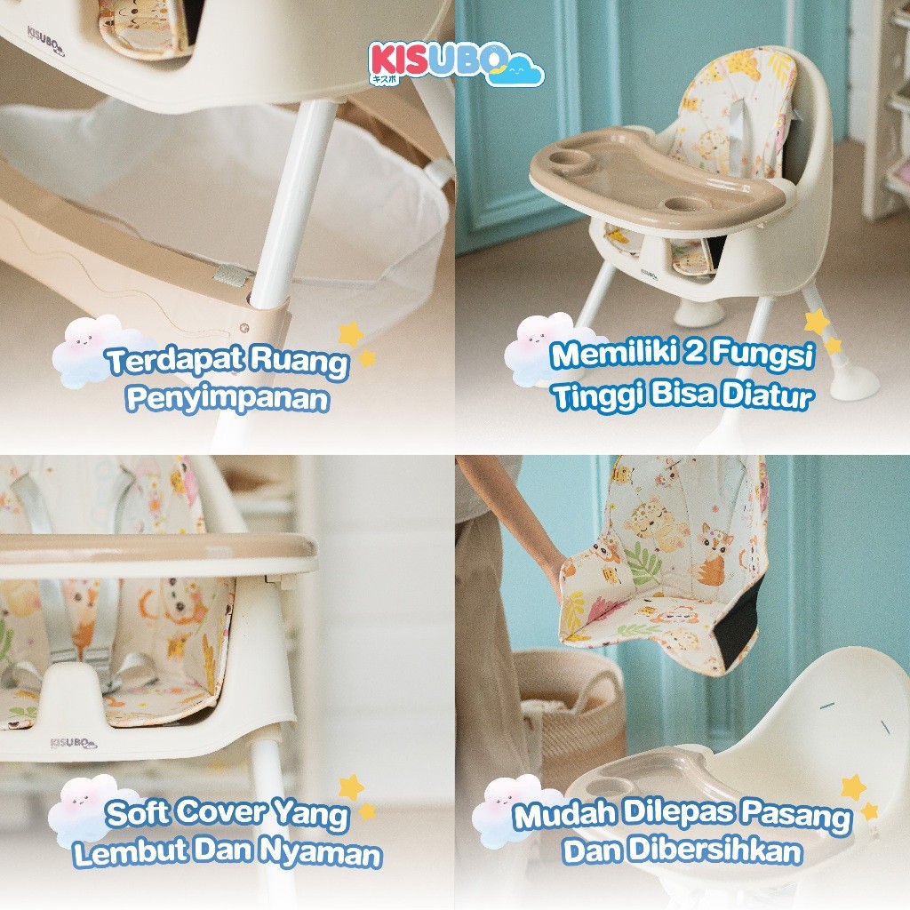  KISUBO Aiko Baby High Chair