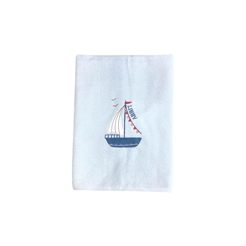 Libby Baby Towel Bordir