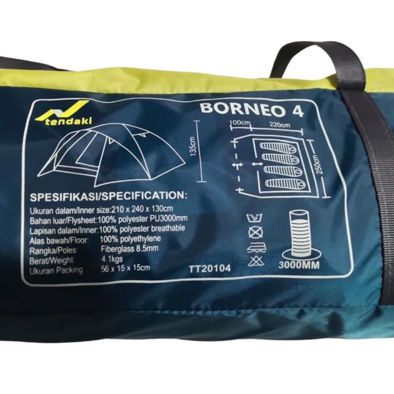  Tendaki Borneo Tenda Camoing Dome