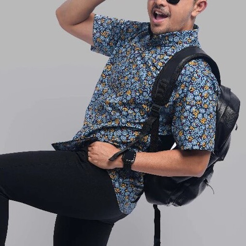 DGM Fashion Kemeja Pria Printing Lengan Pendek 2