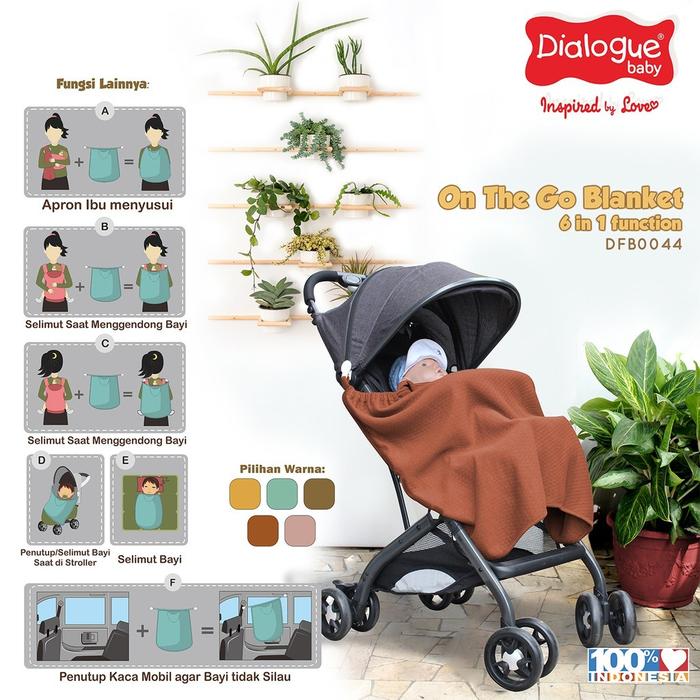 Dialogue Group Dialogue Baby On The Go Blanket  DFB0044