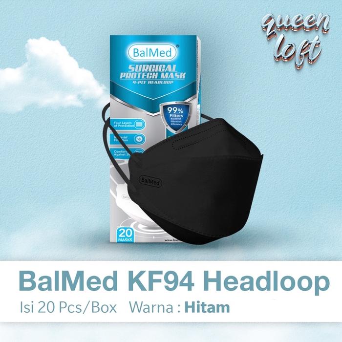 Balaraja Metalindo BalMed Surgical Protech Mask KF94 Headloop