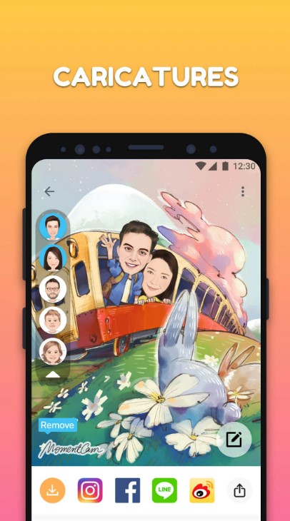 MomentCam Cartoons & Stickers 3