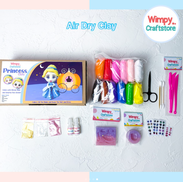 Wimpy Craft Princess Clay - Air Dry Clay