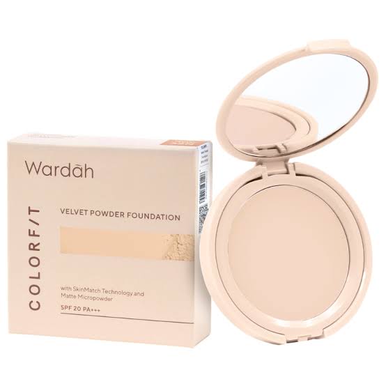 Wardah ｜ Colorfit Velvet Powder Foundation 11C Pink Fair