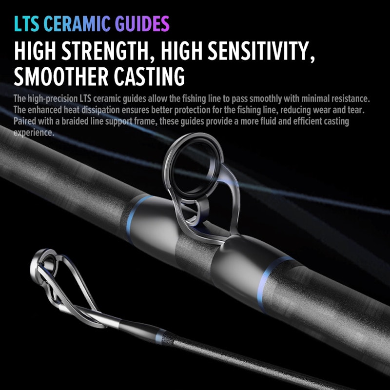 KastKing Royale Legend III Baitcasting Fishing Rod 2.13 m 5