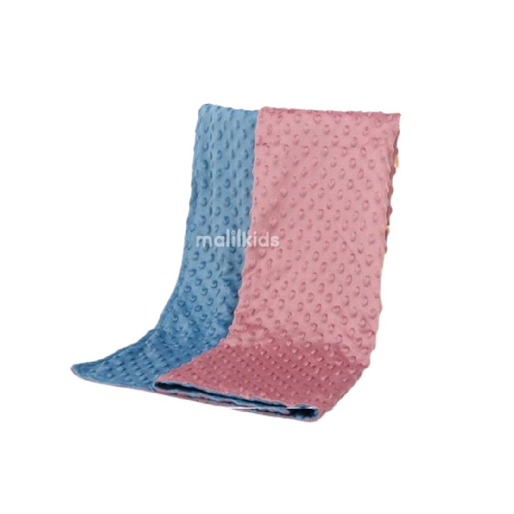 Malilkids Reversible Two Tone Minky Blanket 