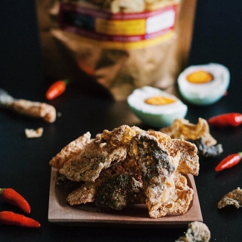 Crispy Salmon Skin
