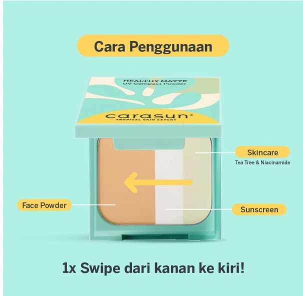 Carasun® Healthy Matte UV Compact Powder SPF 50+ PA++++ 03 Fair 3