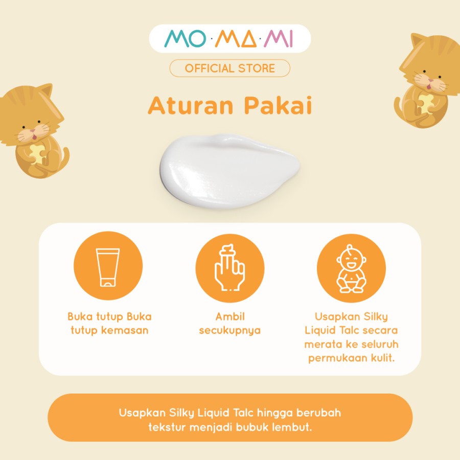 Kanmo Multi Gemilang MO.MA.MI Silky Liquid Talc 