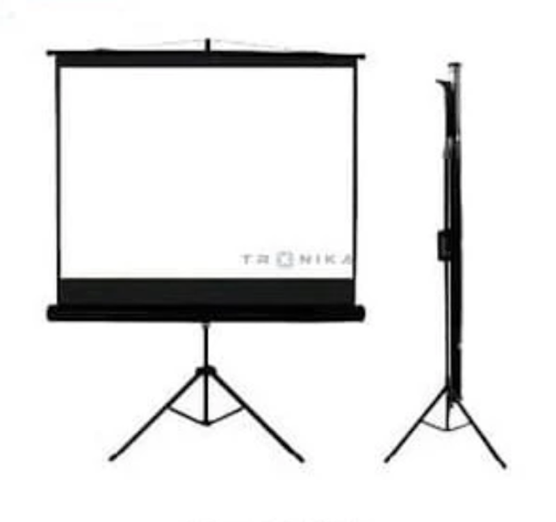 Pixelscreen Tripod Screen Projector 70 Inch 2