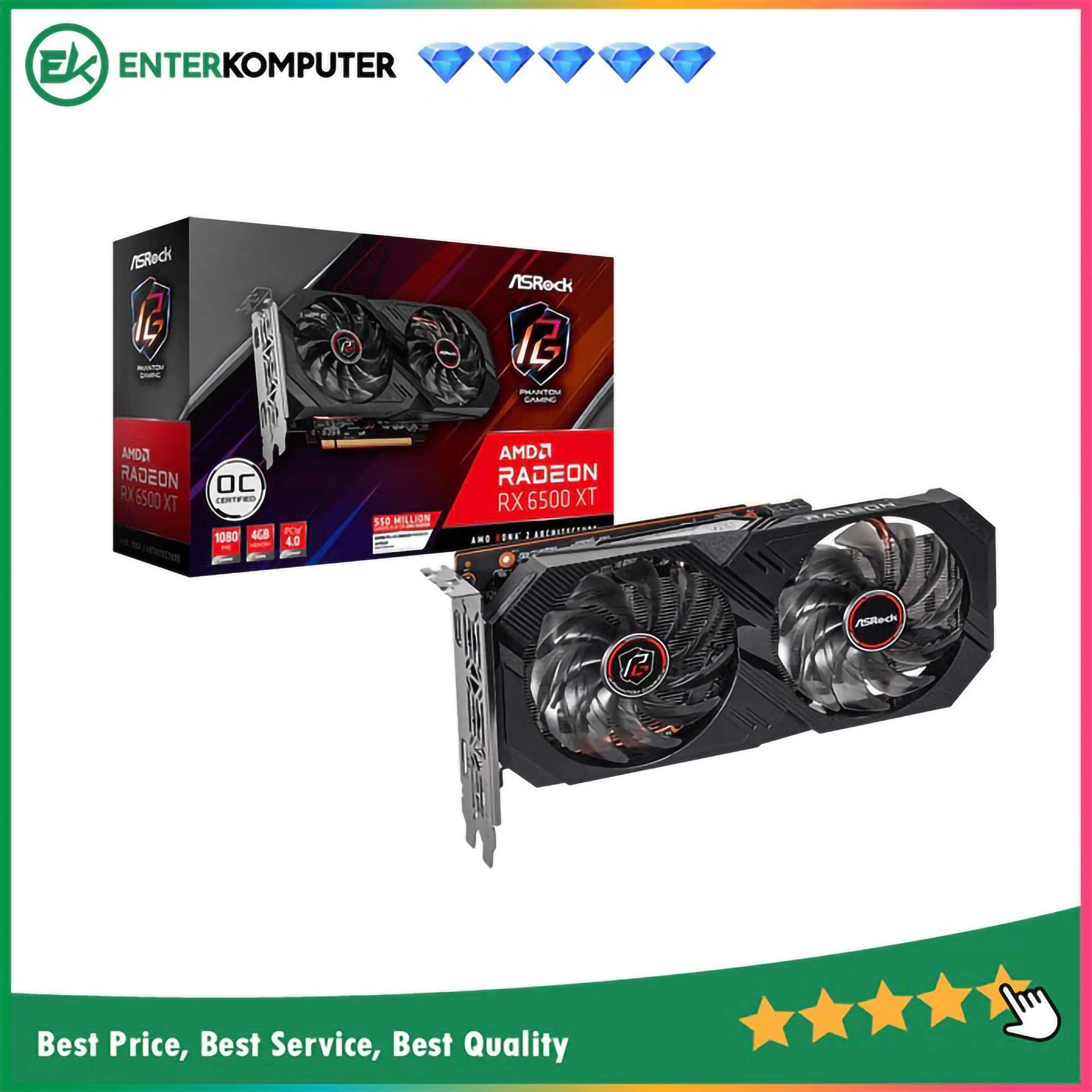 ASRock ASRock® Radeon RX 6500 XT