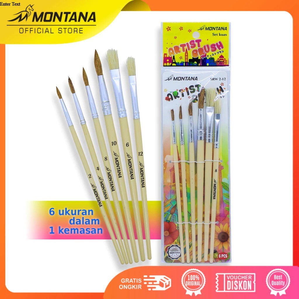 Montana Art Brush Set BRW 2-12