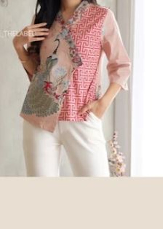 Hebethelabel Min Peach Batik Cheongsam 3