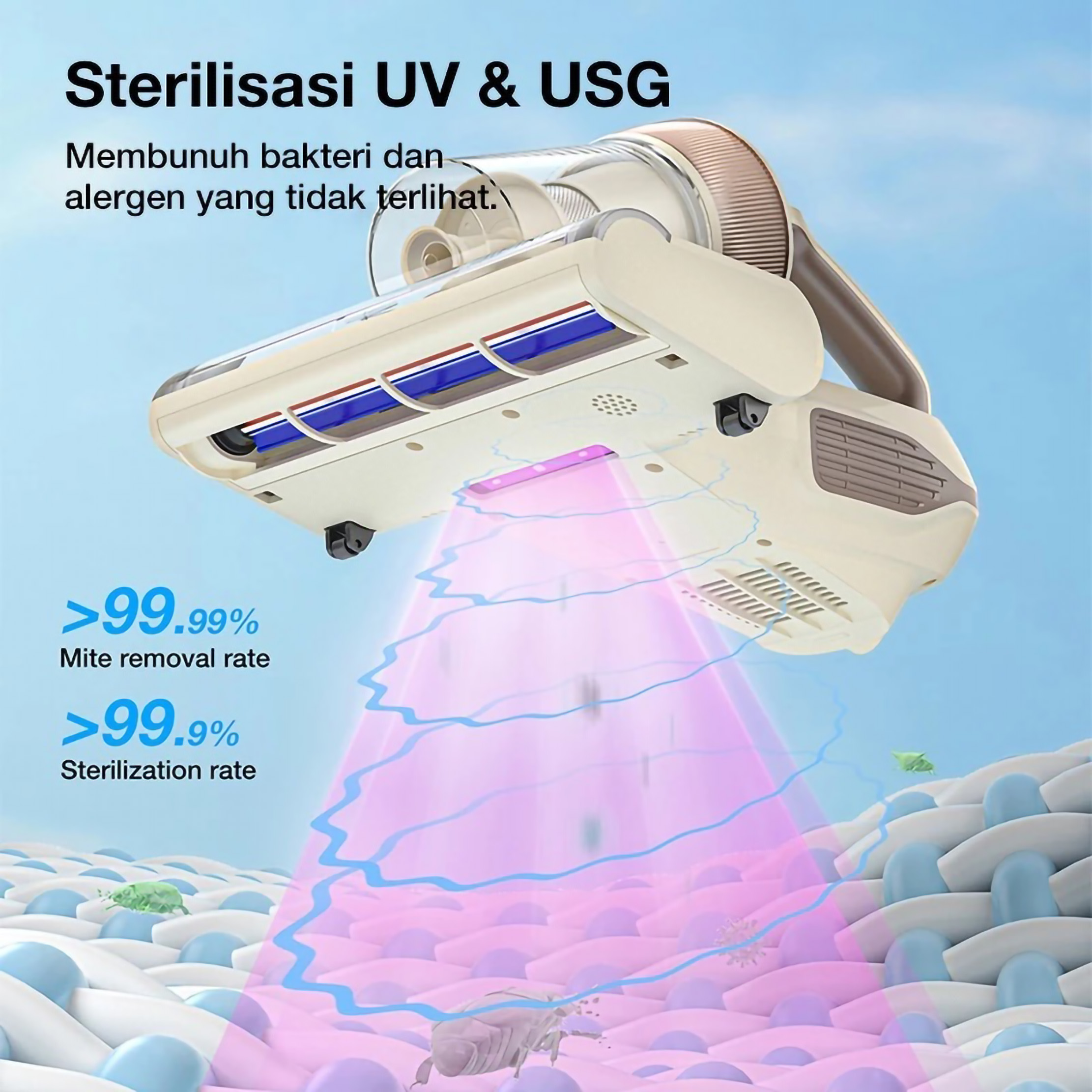 KingClean Electric JIMMY Anti-mite Vacuum Cleaner BX6 Lite