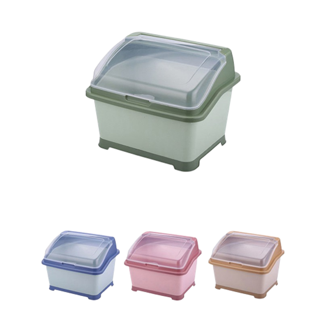 Angola Rak Piring Plastik dengan Tutup C28