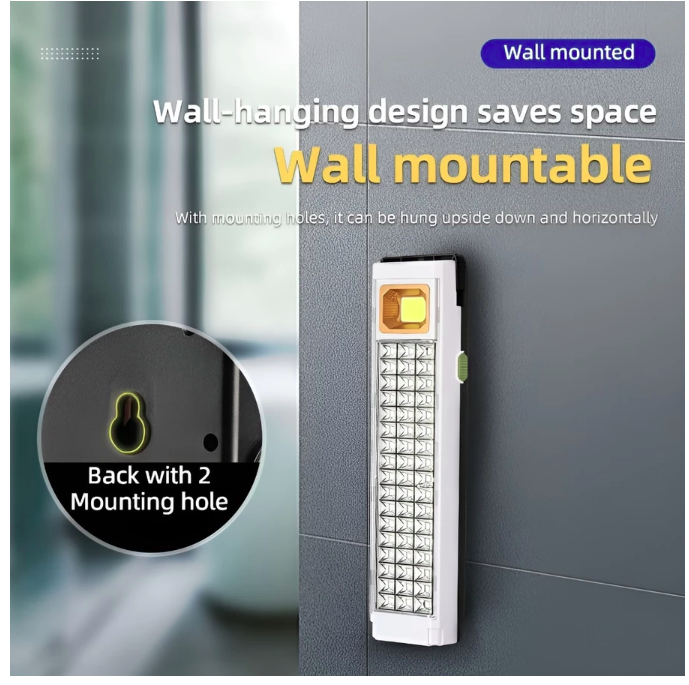 H2S H2S Lampu Emergency Solar Charging HSB7000