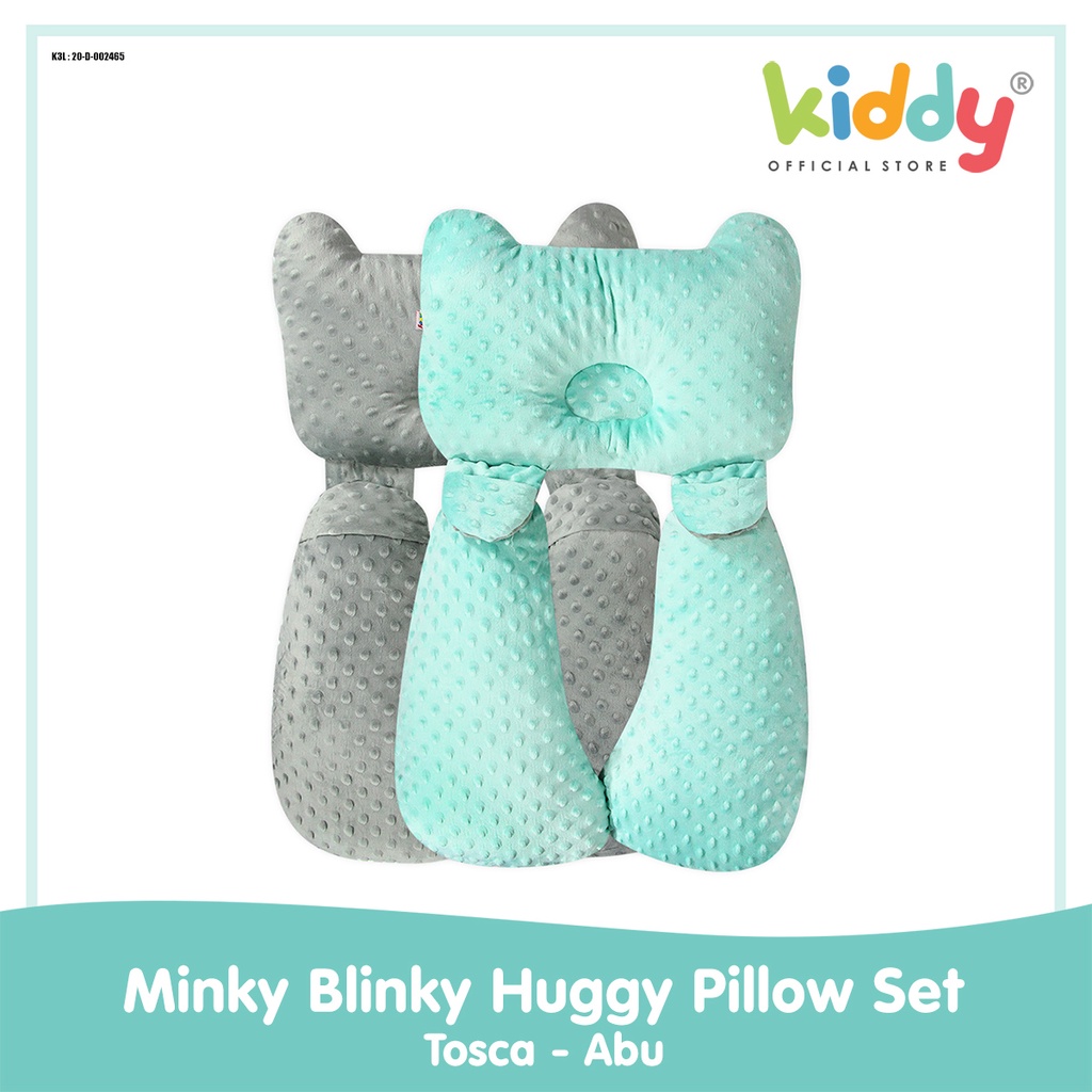 Minky Blinky Huggy Pillow Set 4