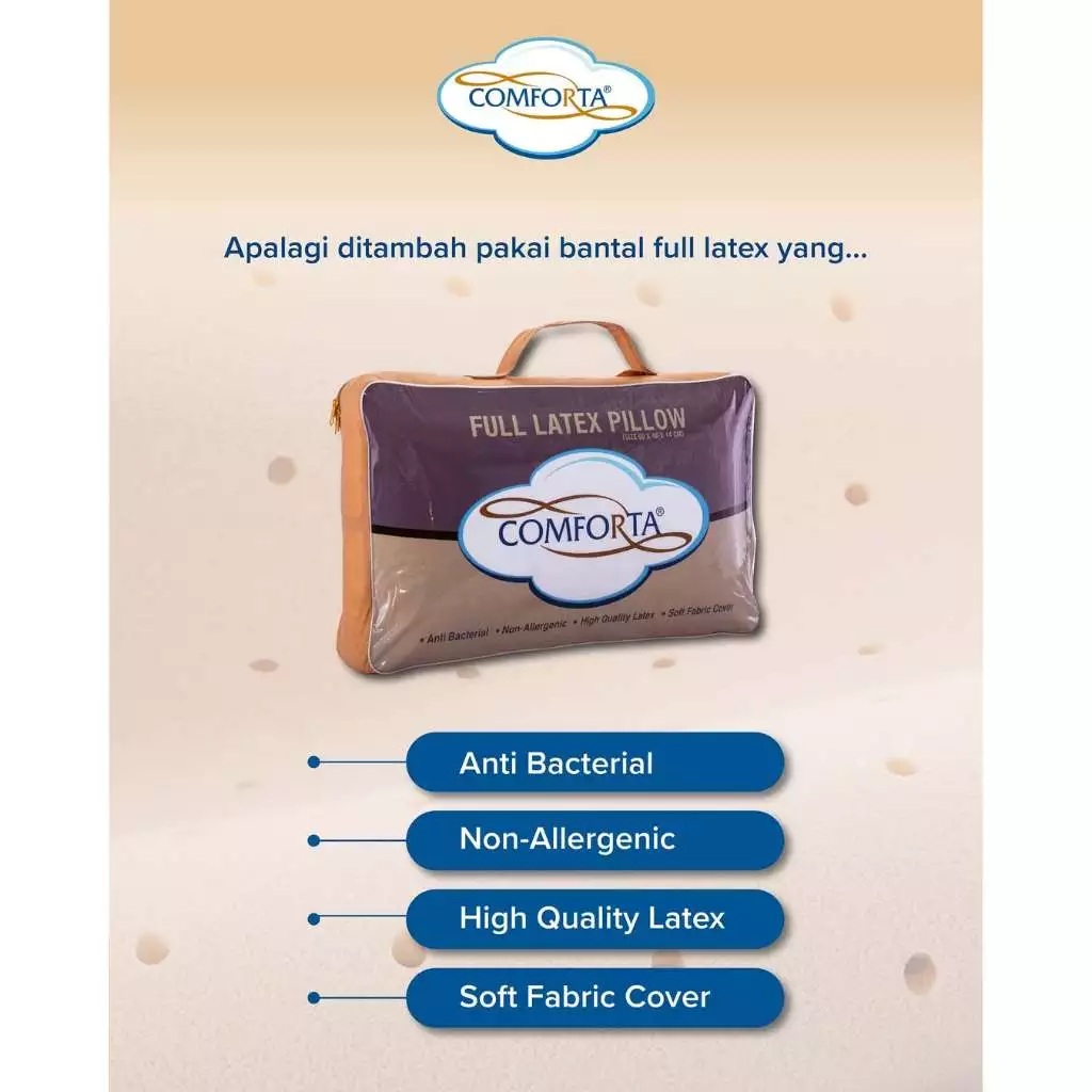 Massindo Group Comforta Bantal Full Latex (Latex Pillow)