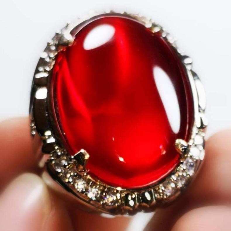 Natural Red Raflesia Chalcedony
