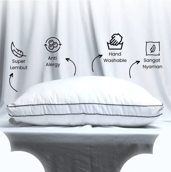 Internal Tekstil Grup Vallery Quincy Bantal Tidur