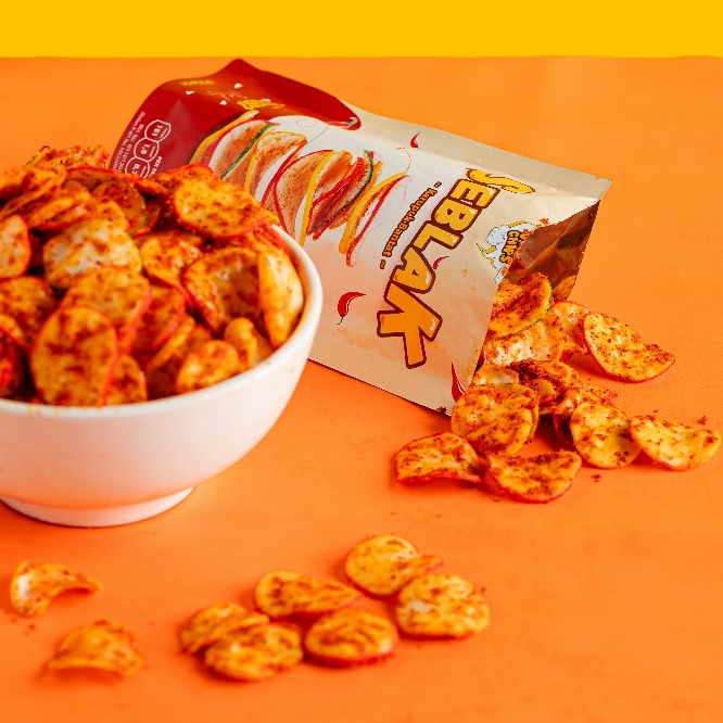 Geulis Kreatif Indonesia Geli Chips Seblak Kering