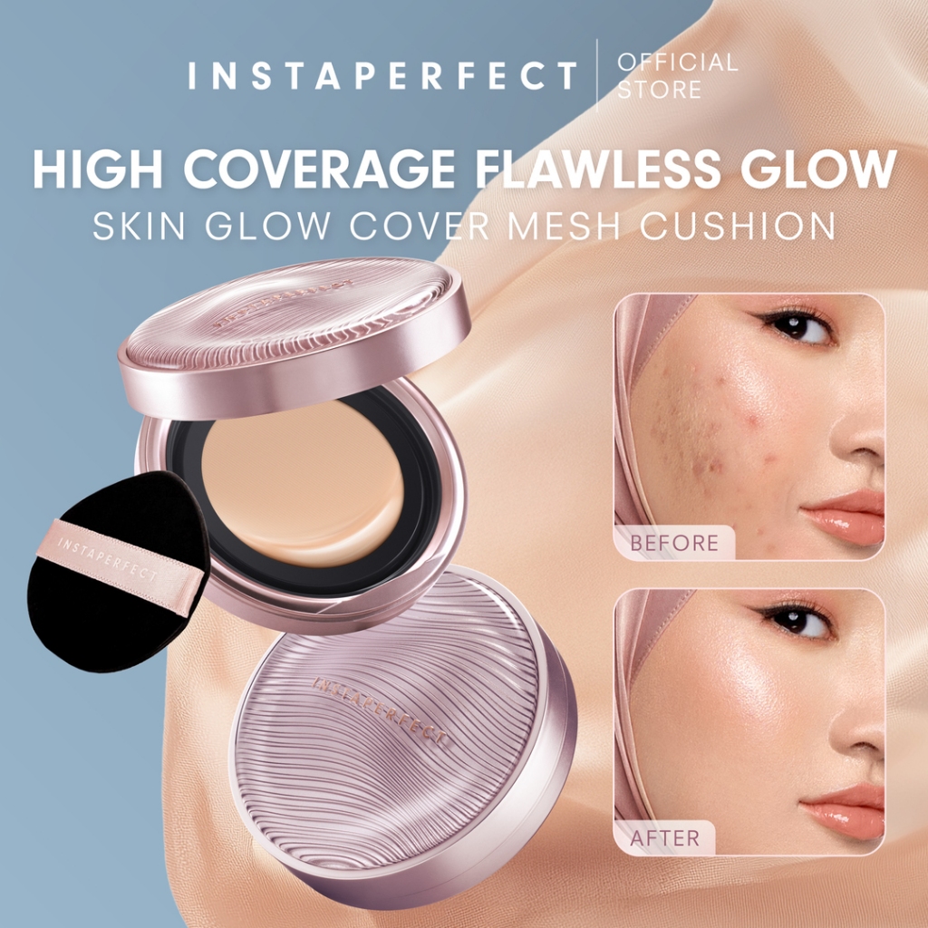 Paragon Technology and Innovation Instaperfect Skin Glow Cover Mesh Cushion N22 Light Ivory