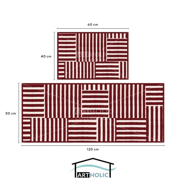 ARTHOLIC Kitchen Mat Recta