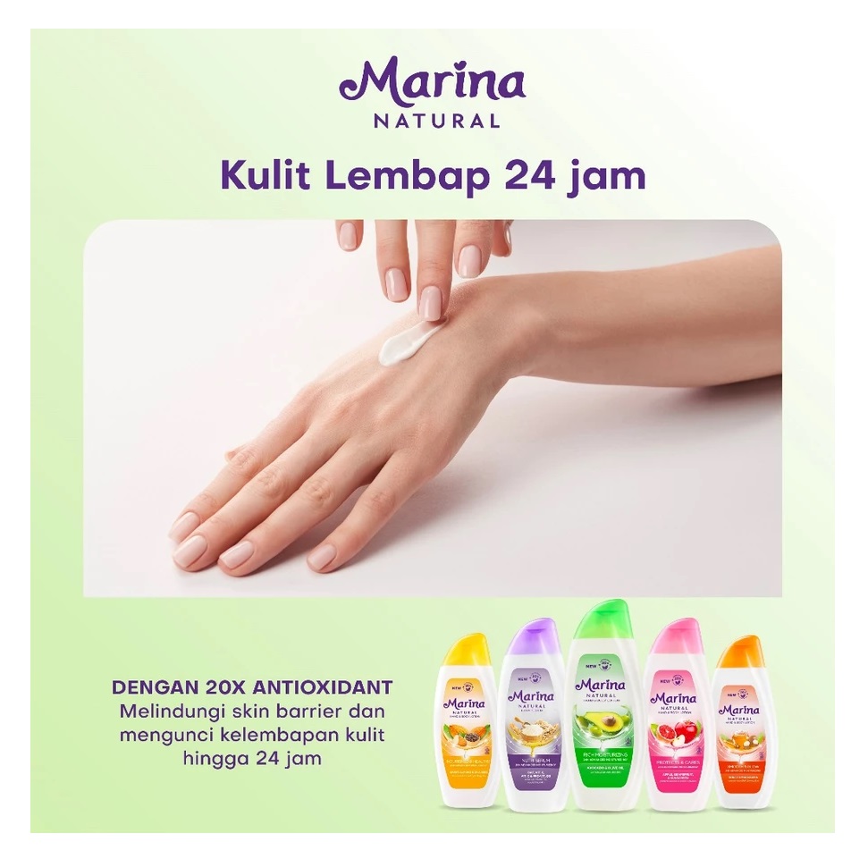 Tempo Scan Pacific Marina Natural Hand & Body Lotion Nourished & Healthy