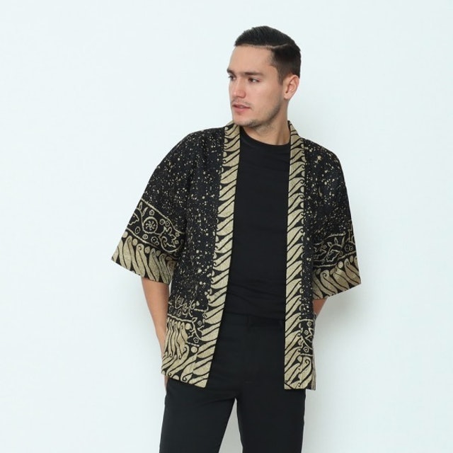 Outer Kimono Batik pria 4