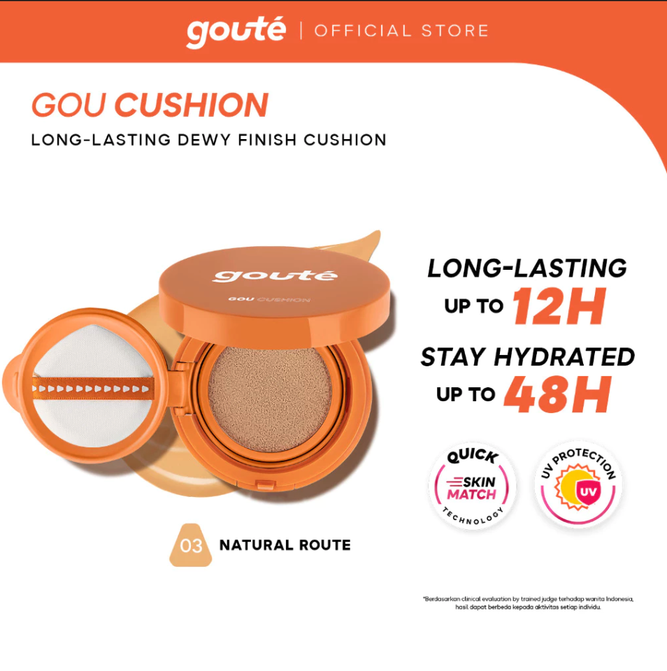 DECA Group Gouté Gou Cushion Dewy Finish Cushion 03 Natural Route