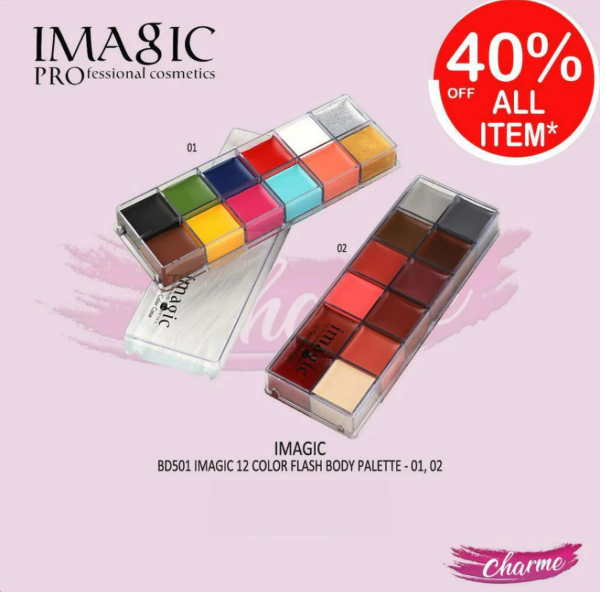IMAGIC Beauty IMAGIC 12 Color Body Painting BD-501