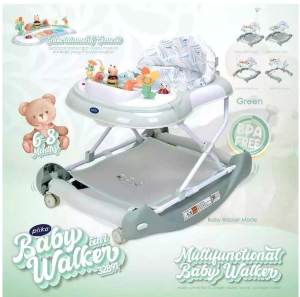  Pliko 5in1 Multifunction Baby Walker  3289T