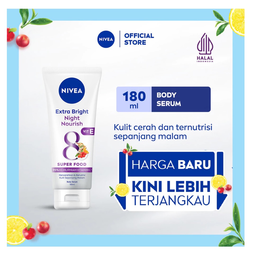 Beiersdorf NIVEA Extra Bright Night Nourish Body Serum