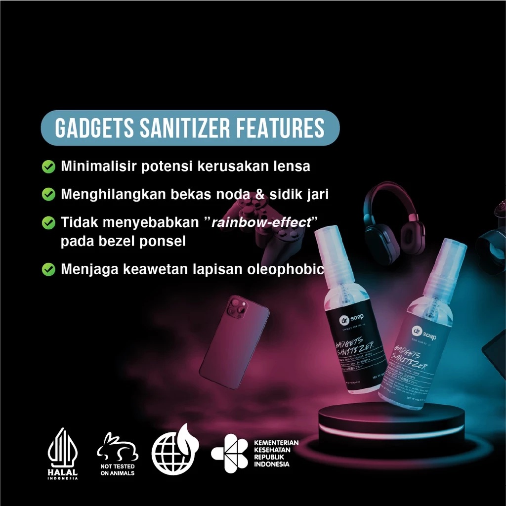 DrSoap Global Indonesia dr soap® Gadgets Sanitizer (Cloud Klair)
