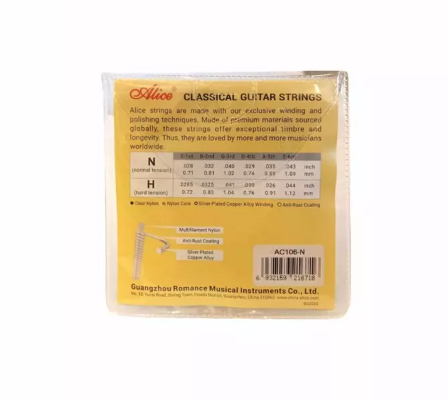 Guangzhou Romance Musical Instruments Alice Classical Guitar Strings AC106