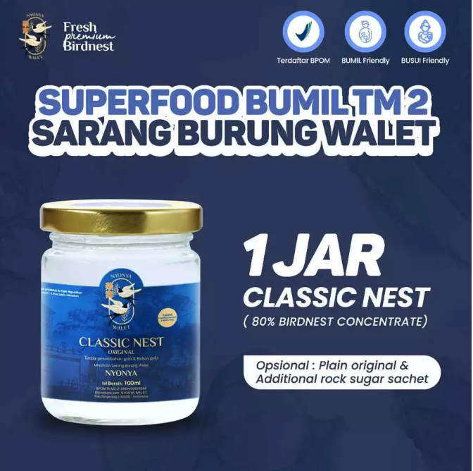  Nyonya Walet Classic Nest Original No Sugar