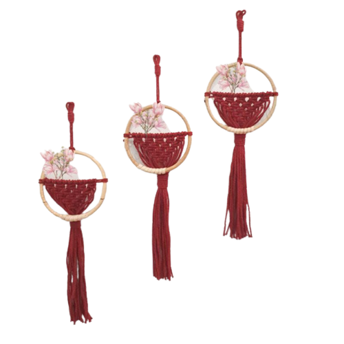 Puteri Macrame Hiasan Dinding Macrame Rotan