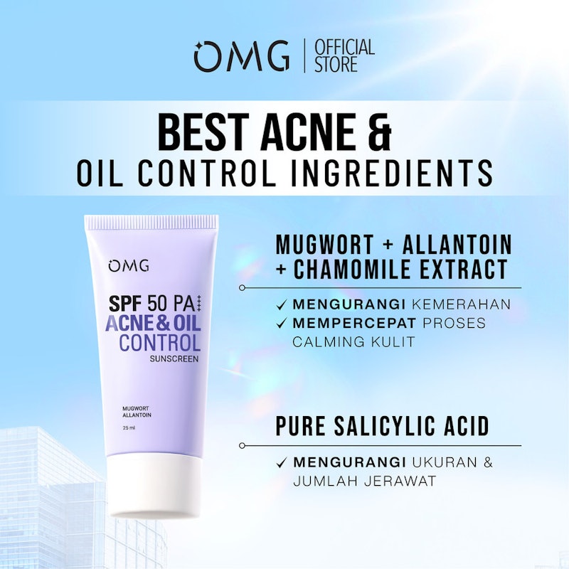 OMG Acne & Oil Control Sunscreen SPF 50 PA++++