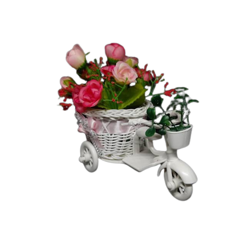 Bunga Artificial Sepeda Vespa Mini 1