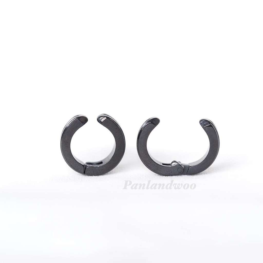 Panlandwoo Anting Jepit Hoop Stainless Wanita Jacob