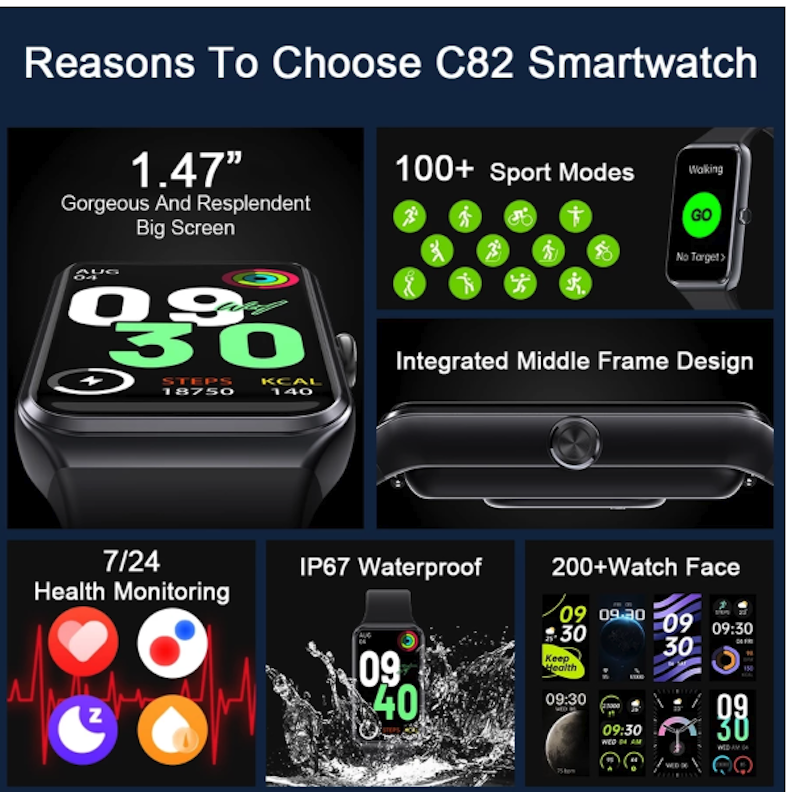 RAYVASI C82 SmartBand 3