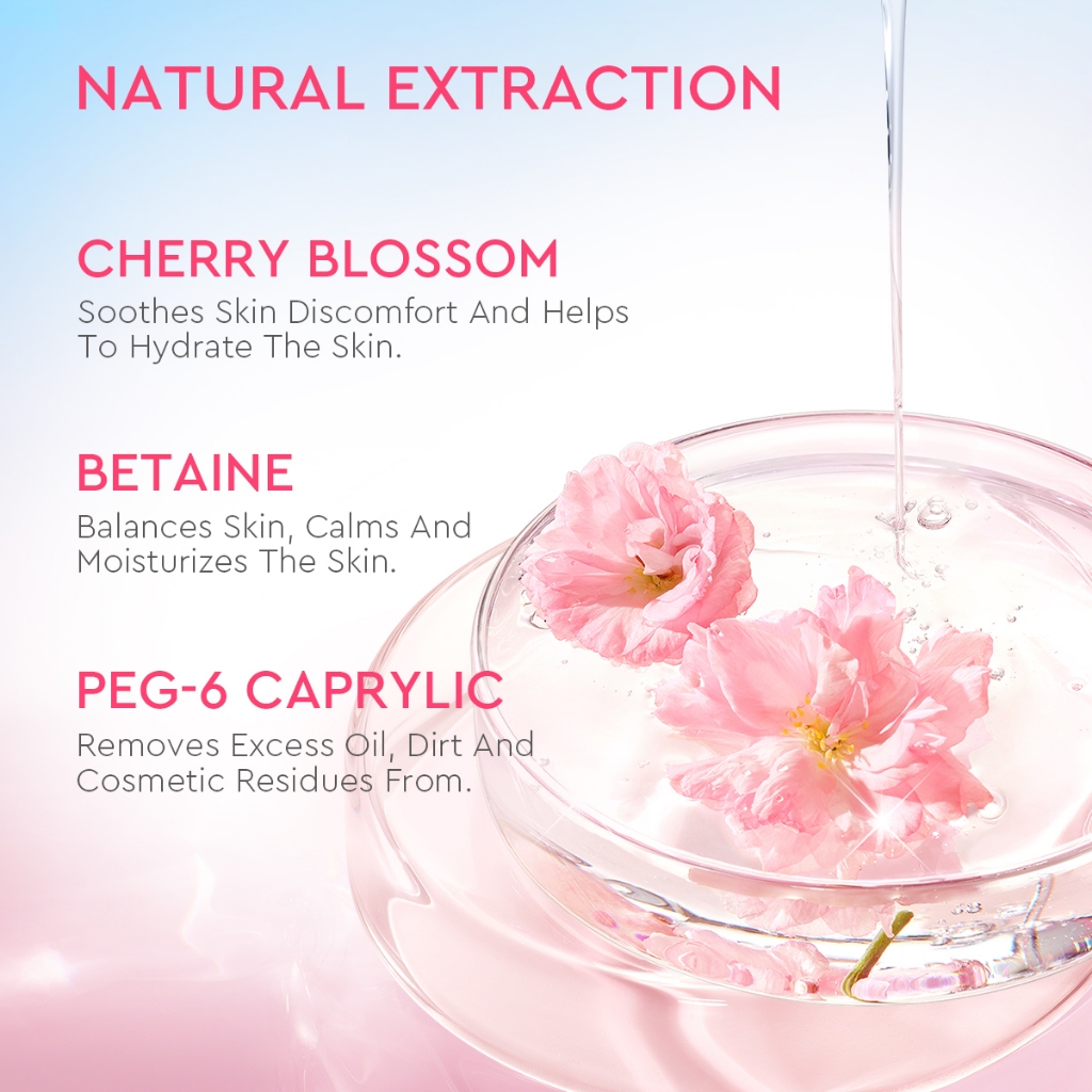 Glad2Glow Cherry Blossom Betaine Micellar Water 4