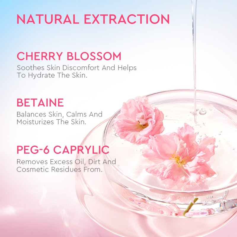 Glad2Glow Cherry Blossom Betaine Micellar Water 4