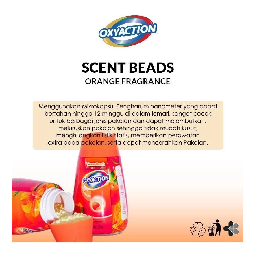 Hiflow Indonesia Jaya  OXYACTION Laundry Scent Beads 