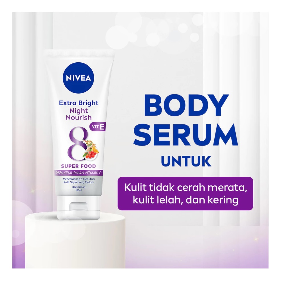 Beiersdorf NIVEA Extra Bright Night Nourish Body Serum