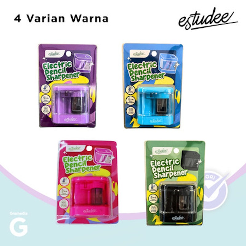Estudee Electric Pencil Sharpener Black 3