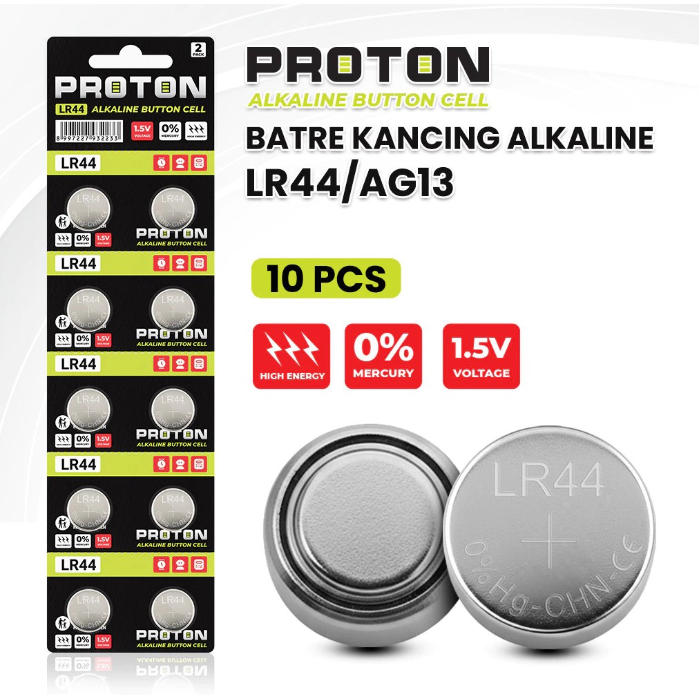 Proton LR44 Alkaline Button Cell 4
