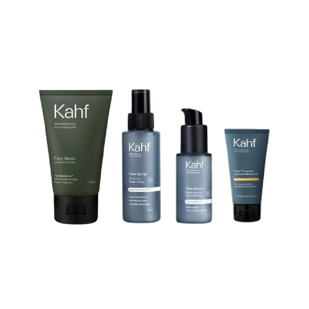 Kahf ｜ 4in1 Paket Perawatan Wajah New Serum Acne & Oily